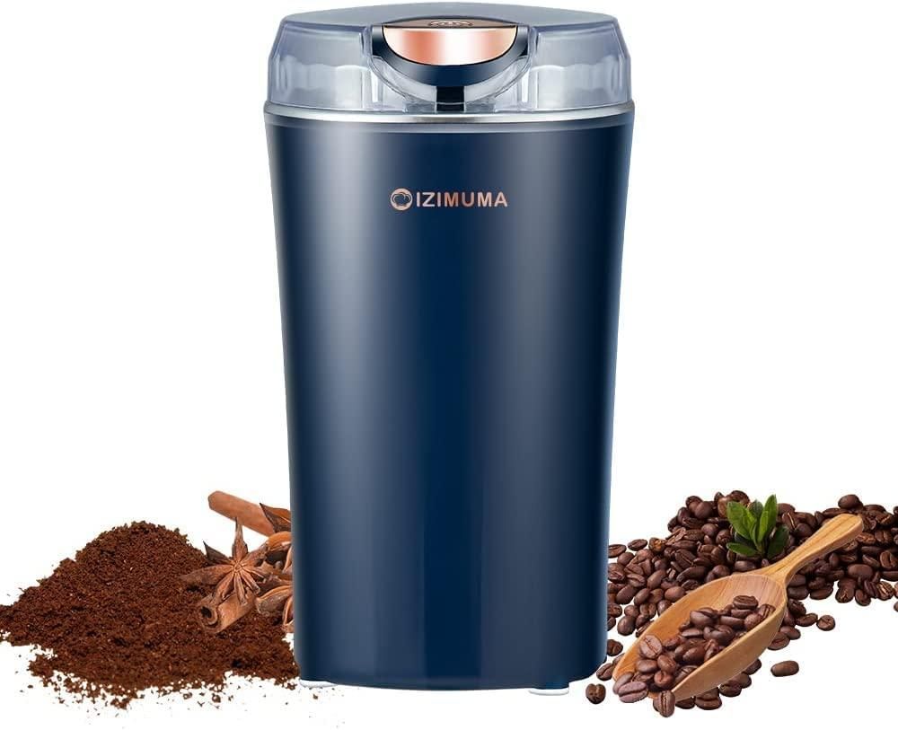 Portable Electric Coffee Grinder Spice & Coffee Bean Grinder Stainless Steel